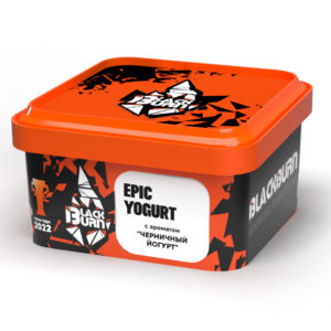 Табак для кальяна Burn Black "Epic Yogurt" (с ароматом Черничный йогурт), 200гр.