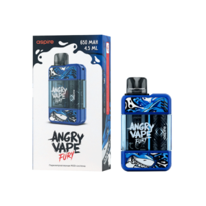 Многоразовая электронная система, (Синий) Модель BRUSKO Angry Vape Fury