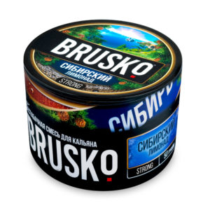 Бестабачная смесь для кальяна BRUSKO, 50 г, Сибирский лимонад, Strong
