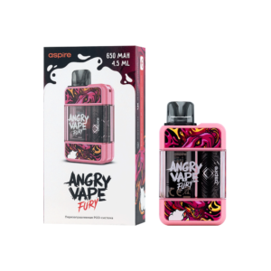 Многоразовая электронная система, (Розовый) Модель BRUSKO Angry Vape Fury