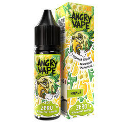 Жидкость ANGRY VAPE - ПОПУГАЙ ПОВТОР с ароматом лимонного мармелада, 30 мл. ZERO