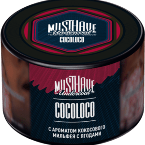 Табак для кальяна Must Have Cocoloco с ароматом кокосового мильфея с ягодами, 40 г