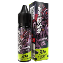 Жидкость MONSTERVAPOR - BANAMPUS с ароматом банана с дыней, 30 мл. ZERO