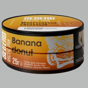 Табак для кальяна SEBERO Arctic Mix с ароматом Banana donut (Банановый пончик с корицей) 25 гр